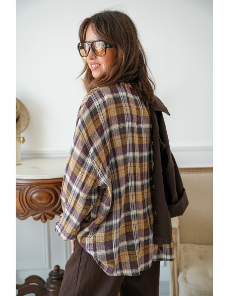 Blouse Ocre Bordeaux Johanna LINA Johanna - 3 | Accueil