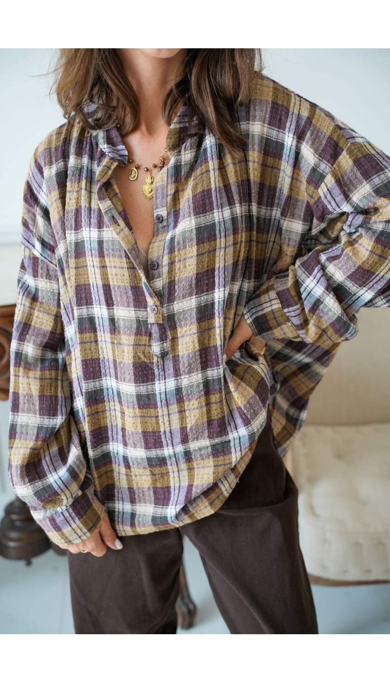 Blouse Ocre Bordeaux Johanna LINA Johanna - 5 | Accueil