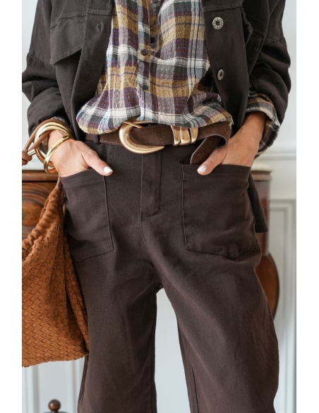 Ceinture Doré Marron TALLONE Noho - 3 | Bem-vindo
