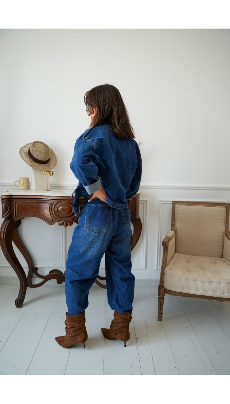 Jean Baggy Ceinture VENACO Noho - 3 | Accueil