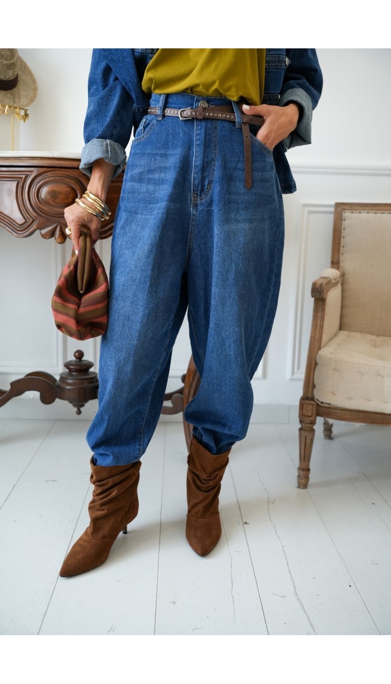 Jean Baggy Ceinture VENACO Noho - 2 | Accueil