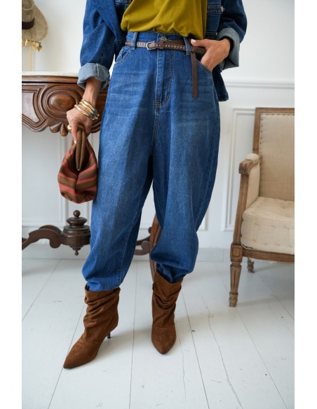 Jean Baggy Ceinture VENACO Noho - 2 | Accueil