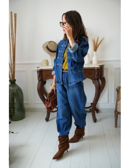 Jean Baggy Ceinture VENACO Noho - 4 | Accueil