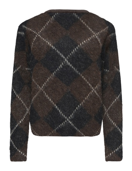 Gilet Maille Coffee Bean ONLNOEME ONLY - 8 | HAUTS