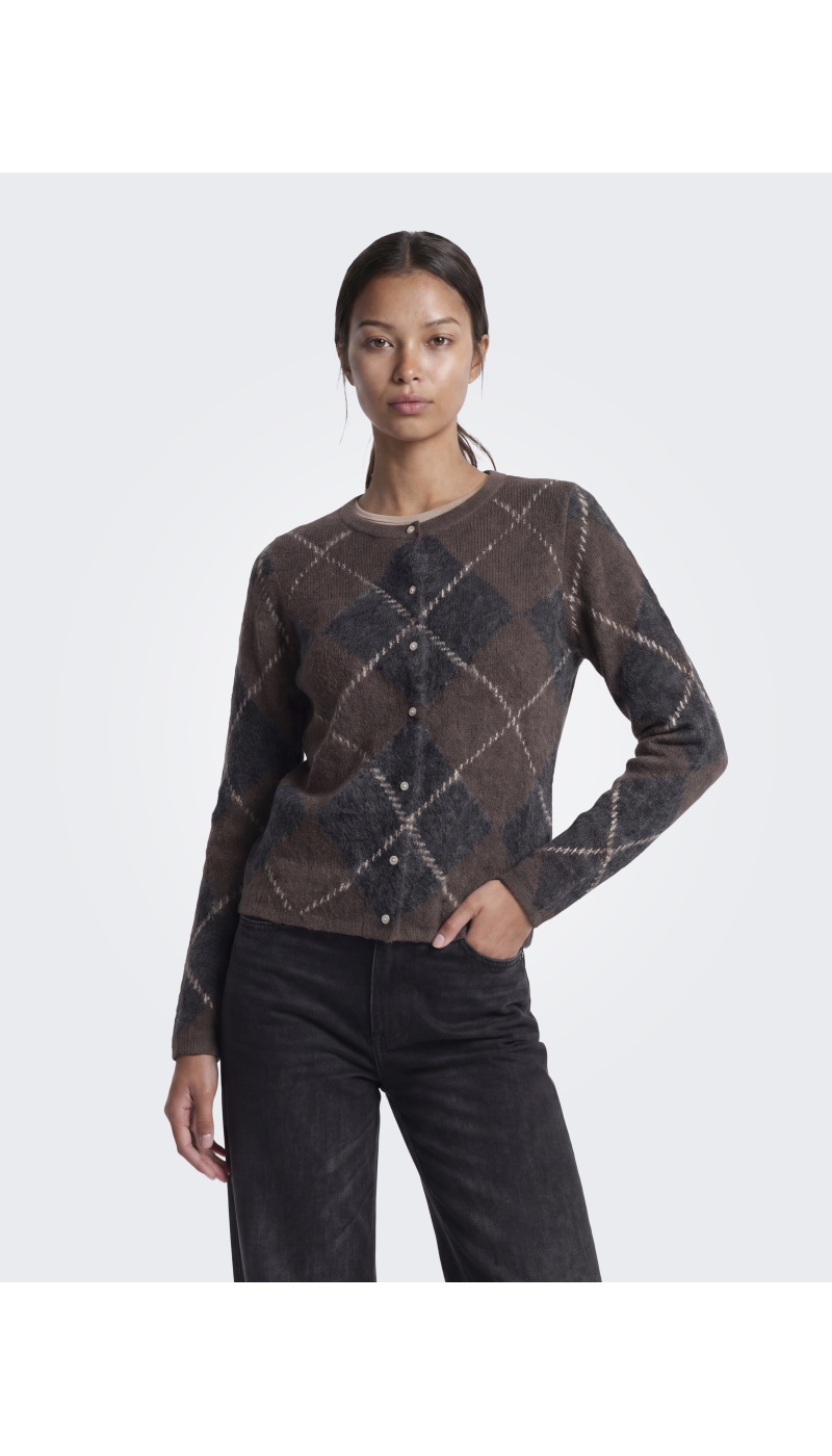 Gilet Maille Coffee Bean ONLNOEME ONLY - 4 | HAUTS