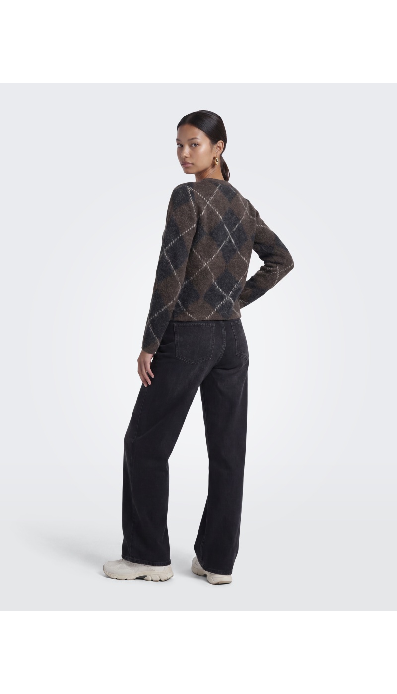 Gilet Maille Coffee Bean ONLNOEME ONLY - 3 | HAUTS