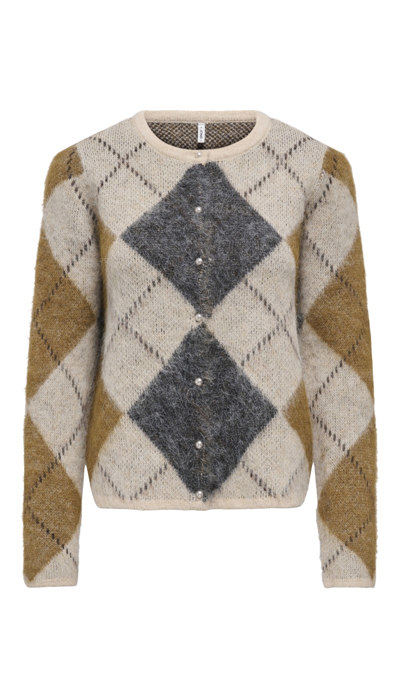 Gilet Maille Oatmeal ONLNOEME ONLY - 1 | HAUTS
