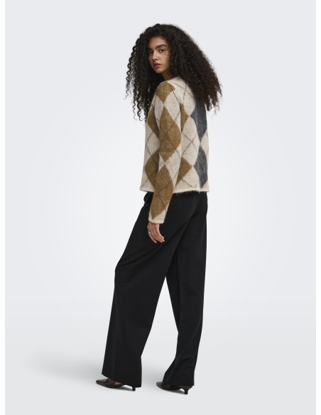 Gilet Maille Oatmeal ONLNOEME ONLY - 5 | HAUTS