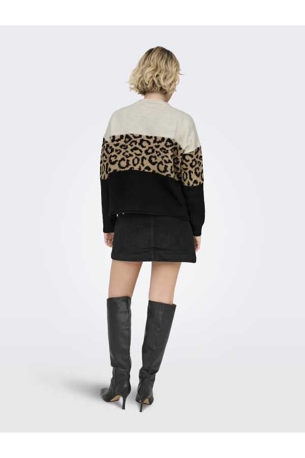 Pull Léopard Moonbeam ONLJADE ONLY - 1 | HAUTS 2