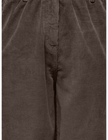 Pantalon velours Chocolate Brown ONLFLORA Longueur 30 ONLY - 5 | BAS