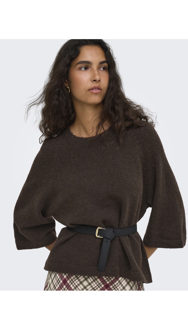 Pull Maille Coffee Bean ONLSIMONI ONLY - 5 | HAUTS