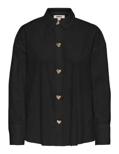 Chemise Coeur Black ONLKIRI ONLY - 6 | HAUTS