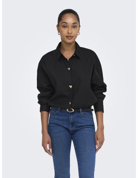 Chemise Coeur Black ONLKIRI ONLY - 3 | HAUTS