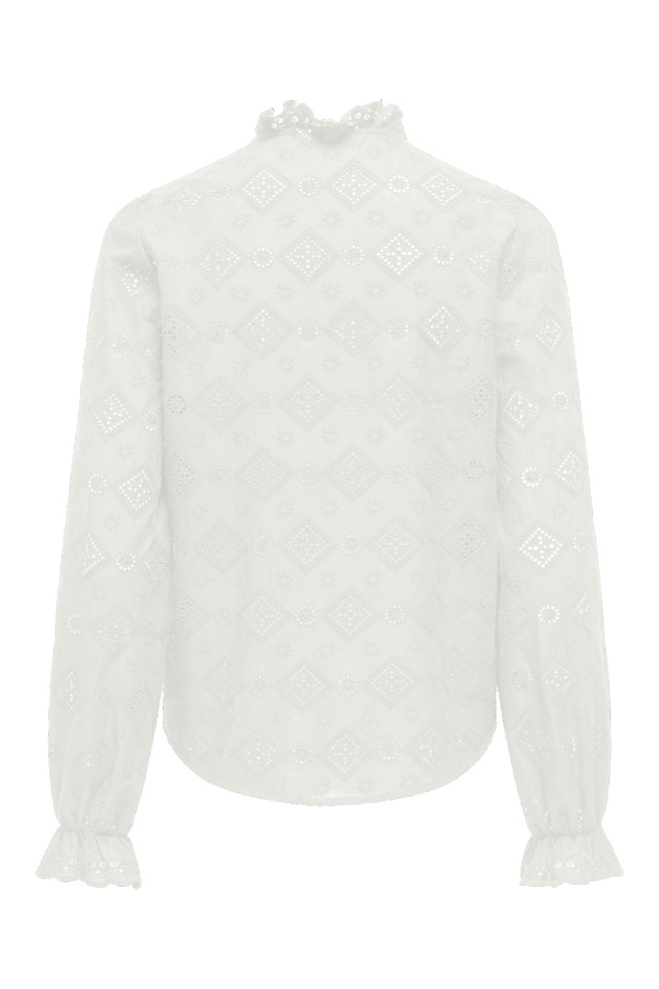 Chemisier Broderie Cloud Dancer ONLCERA ONLY - 1 | HAUTS 2