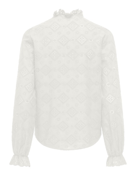 Chemisier Broderie Cloud Dancer ONLCERA ONLY - 2 | HAUTS