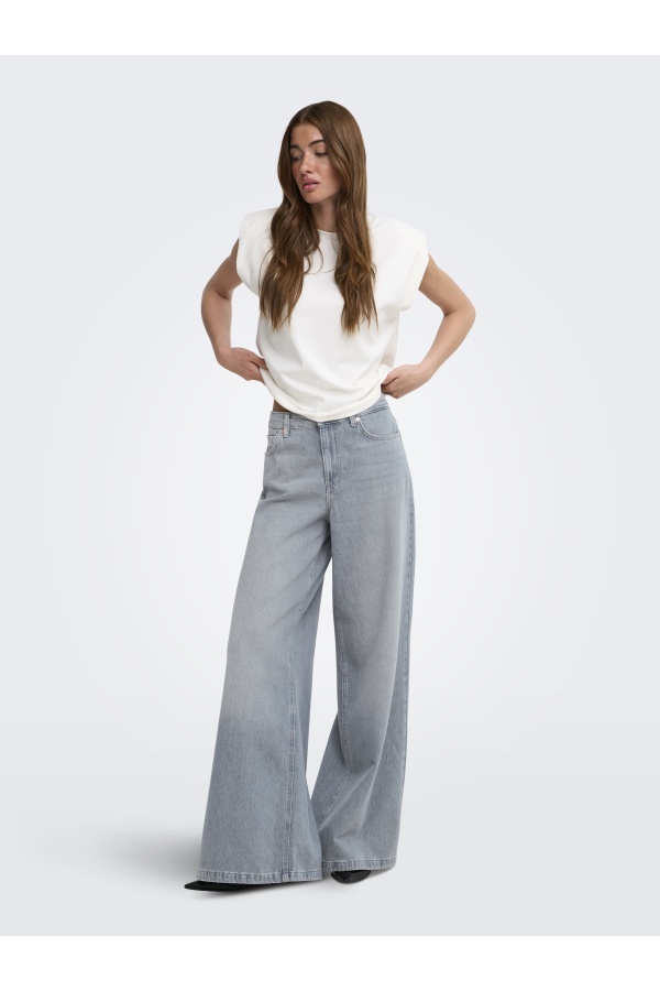 Jean Special Blue Grey Denim ONLFRANCESCA Longueur 30 ONLY - 1 | BAS