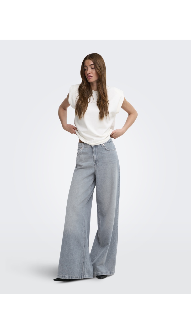 Jean Special Blue Grey Denim ONLFRANCESCA Longueur 30 ONLY - 1 | BAS