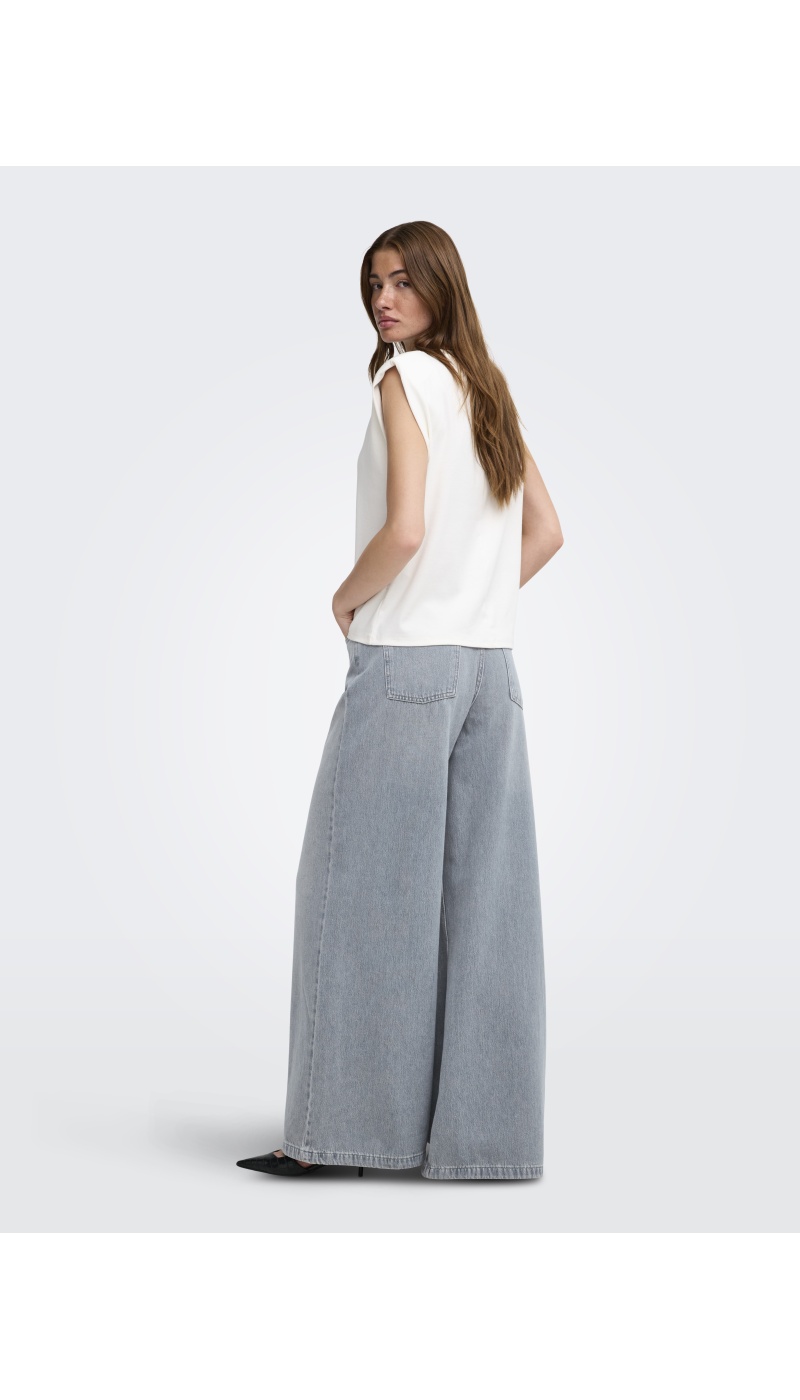Jean Special Blue Grey Denim ONLFRANCESCA Longueur 32 ONLY - 2 | BAS