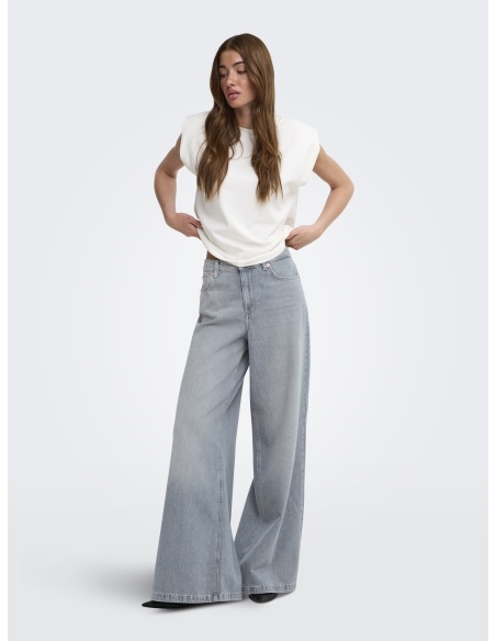 Jean Special Blue Grey Denim ONLFRANCESCA Longueur 32 ONLY - 1 | BAS