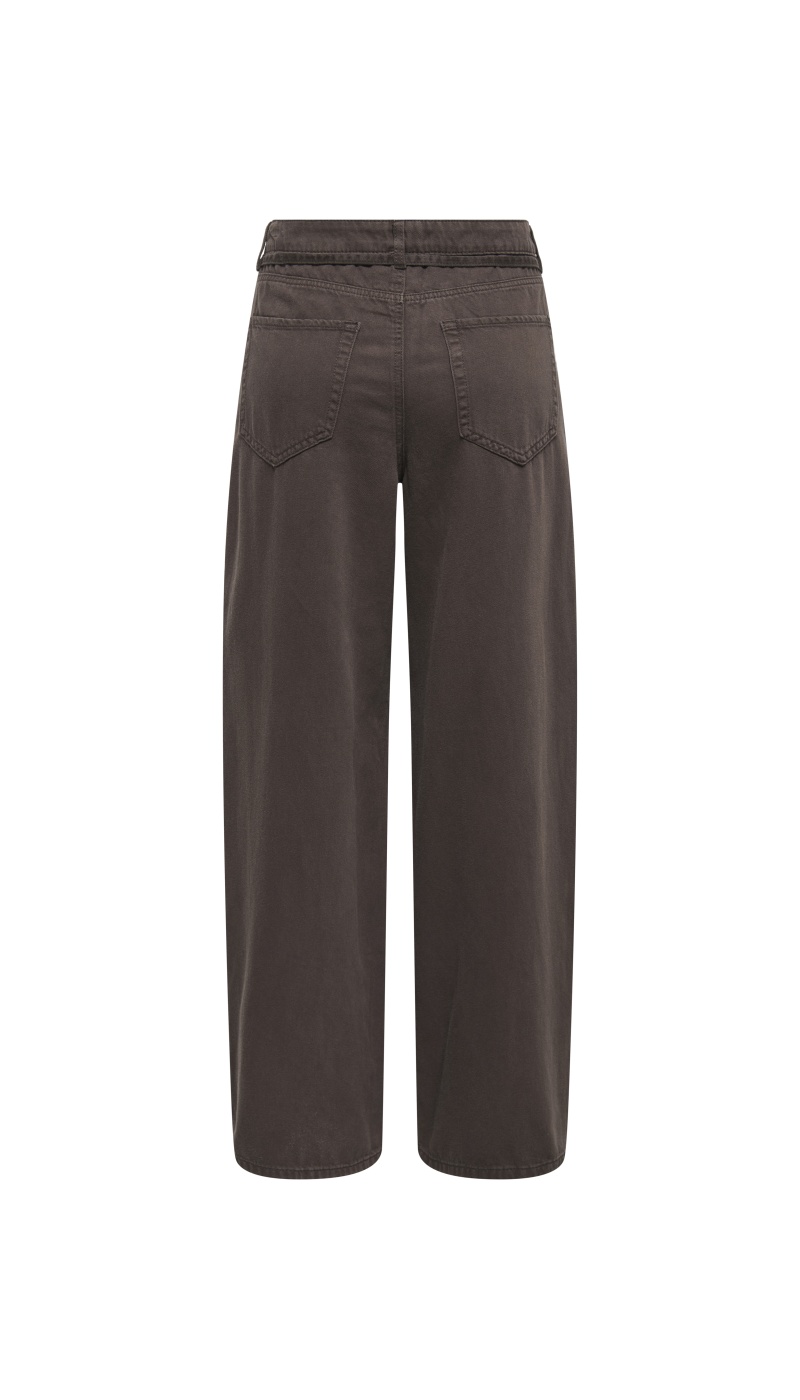 Pantalon Coffee Bean ONLGIANNA Longueur 30 ONLY - 7 | BAS