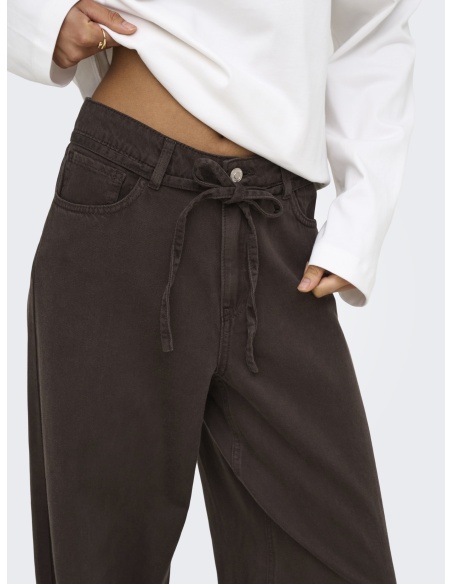 Pantalon Coffee Bean ONLGIANNA Longueur 32 ONLY - 5 | BAS