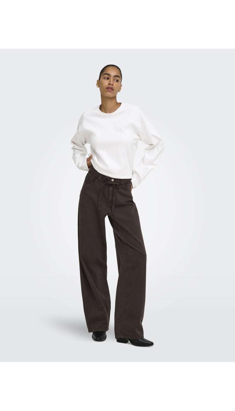 Pantalon Coffee Bean ONLGIANNA Longueur 32 ONLY - 1 | BAS