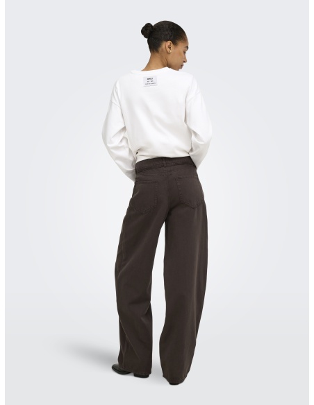 Pantalon Coffee Bean ONLGIANNA Longueur 30 ONLY - 3 | BAS