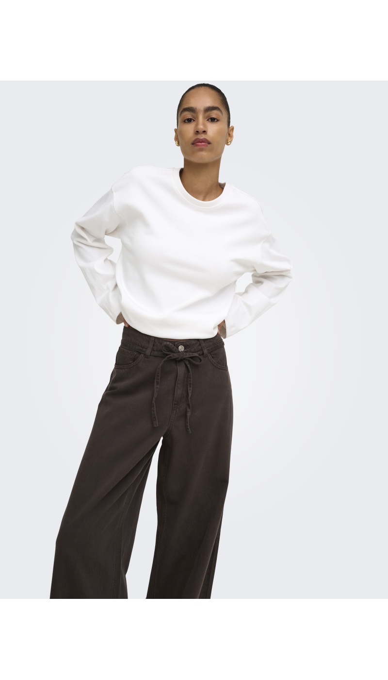 Pantalon Coffee Bean ONLGIANNA Longueur 30 ONLY - 2 | BAS
