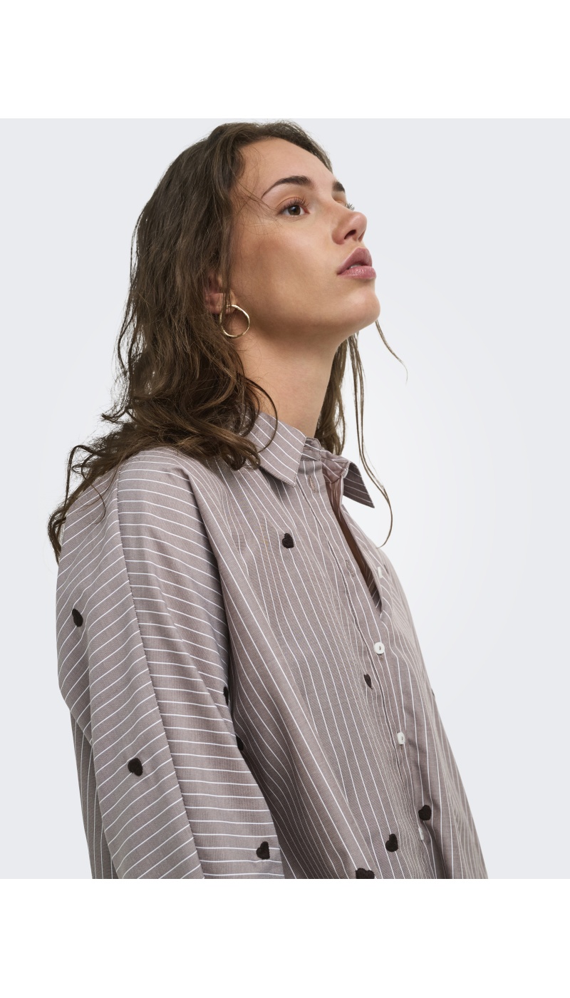 Chemise Cœur Coffee Bean ONLNEW ONLY - 6 | HAUTS
