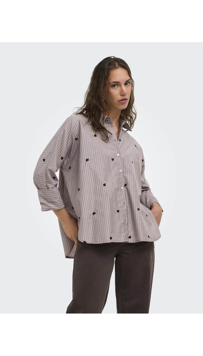 Chemise Cœur Coffee Bean ONLNEW ONLY - 5 | HAUTS