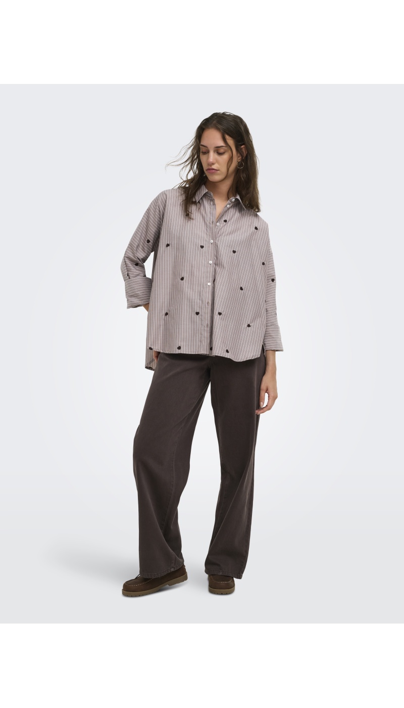Chemise Cœur Coffee Bean ONLNEW ONLY - 2 | HAUTS