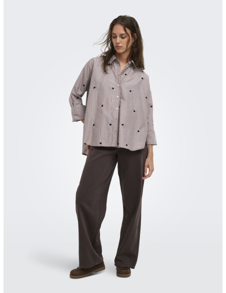 Chemise Cœur Coffee Bean ONLNEW ONLY - 2 | HAUTS