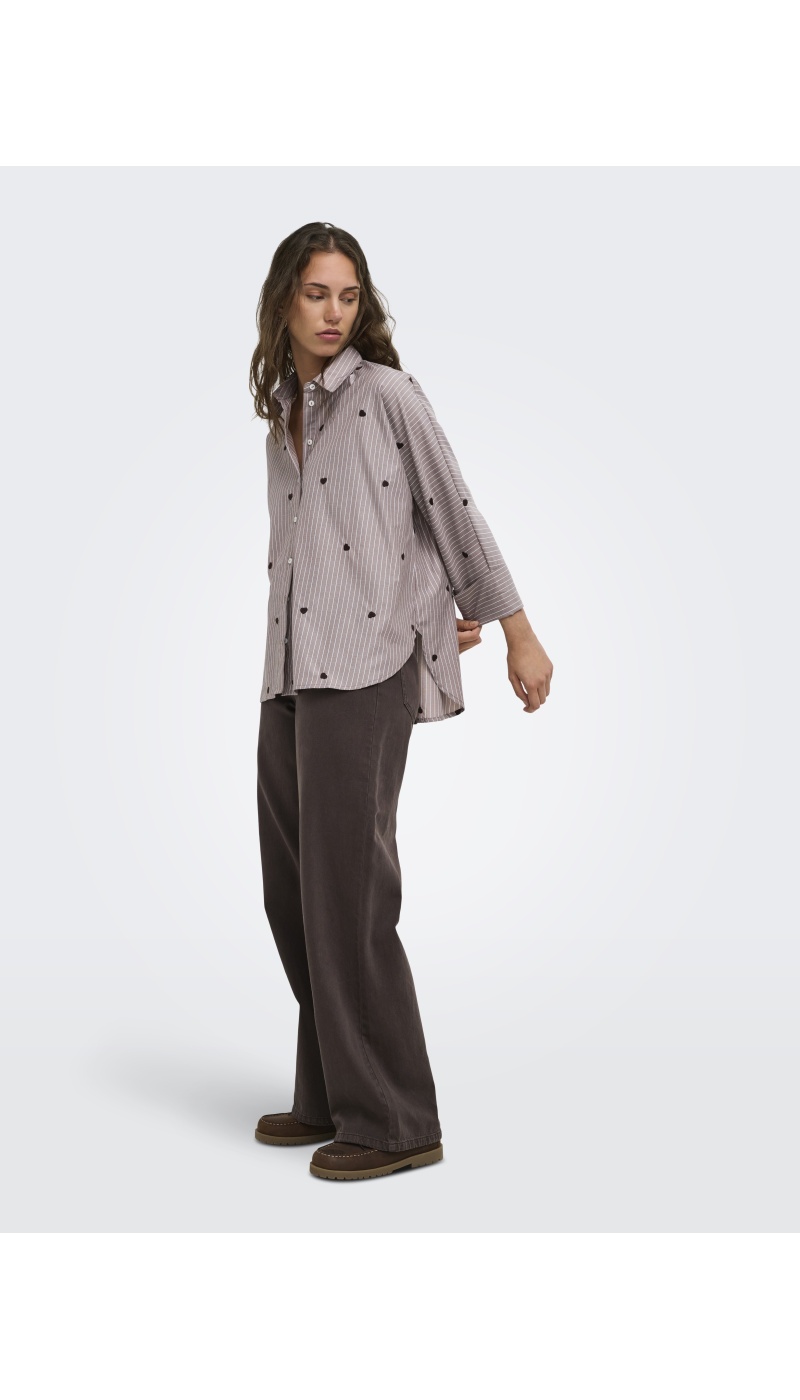 Chemise Cœur Coffee Bean ONLNEW ONLY - 1 | HAUTS