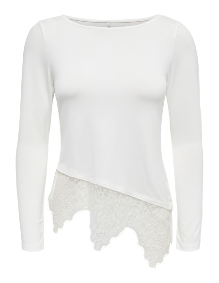 Top Dentelle Cloud Dancer ONLLAILA ONLY - 6 | HAUTS