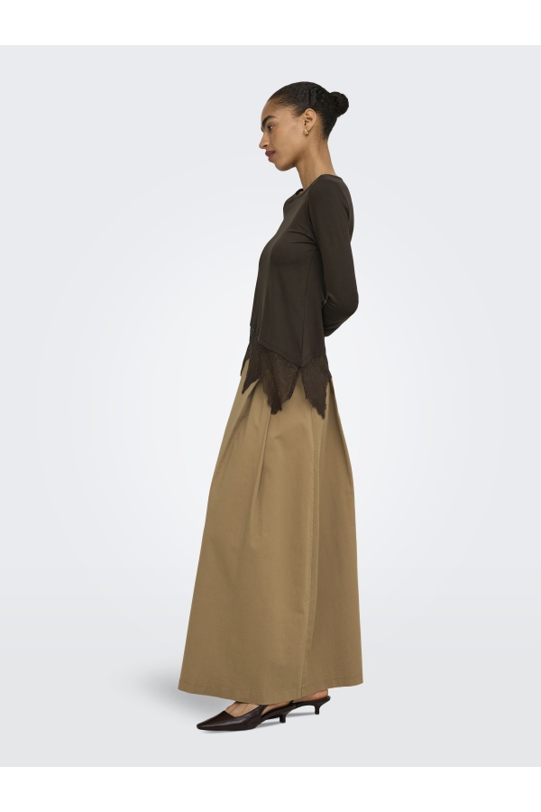 Top Dentelle Coffee Bean ONLLAILA ONLY - 1 | HAUTS