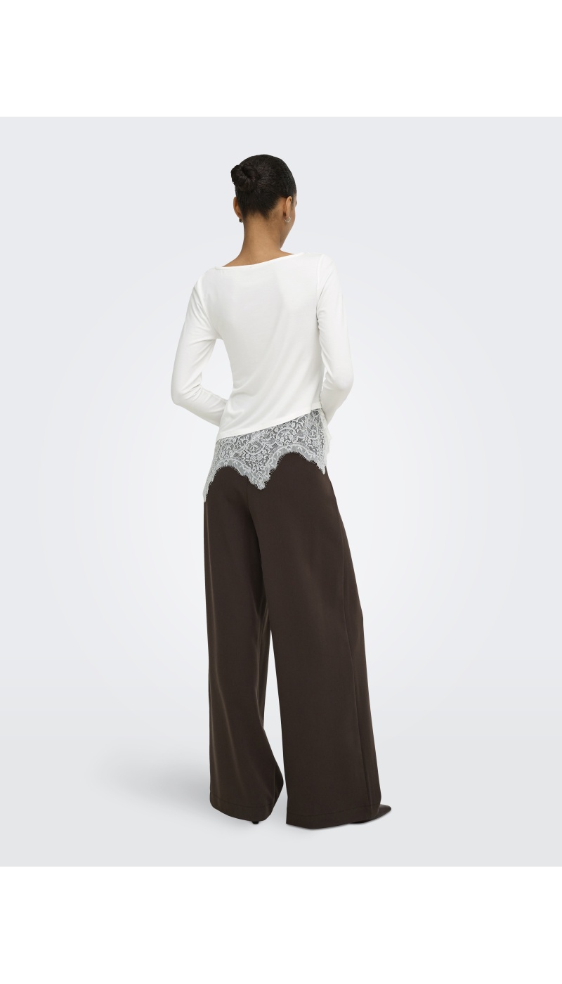 Top Dentelle Cloud Dancer ONLLAILA ONLY - 2 | HAUTS