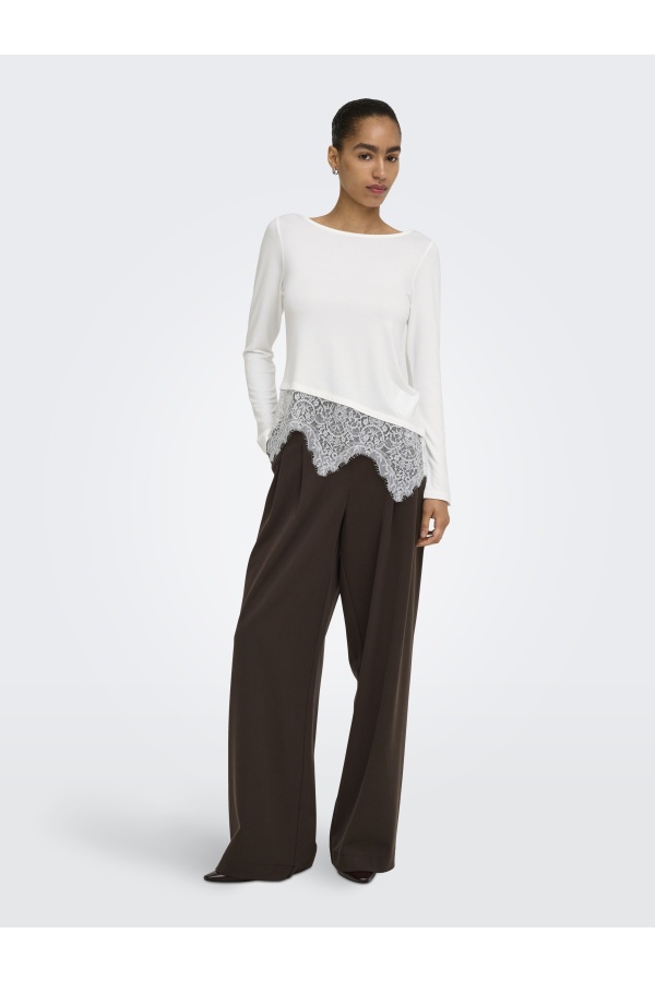 Top Dentelle Cloud Dancer ONLLAILA ONLY - 1 | HAUTS