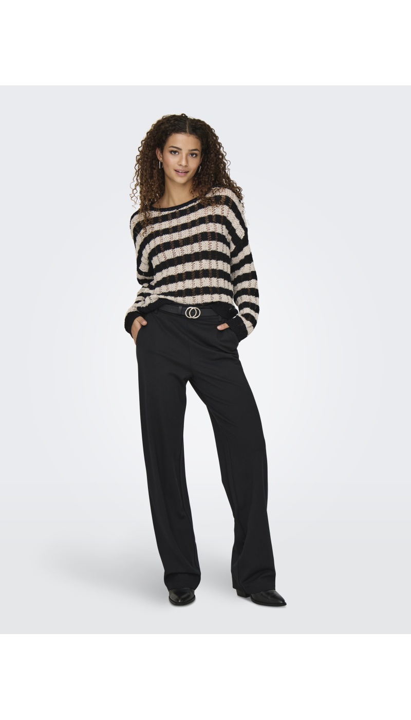 Pantalon Tailleur Black ONLPOPTRASH Longueur 30 ONLY - 3 | BAS
