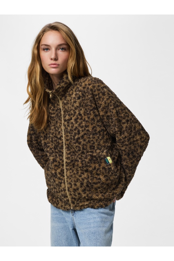 Veste Léopard Tannin PCKATTY PIECES - 1 | FEMMES