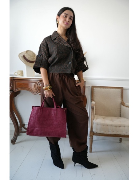 PANTALON FEMME POCHE CHOCO H26 Noho - 3 | Bem-vindo