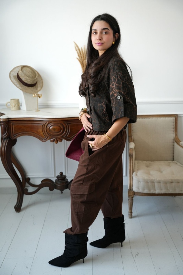 PANTALON FEMME POCHE CHOCO H26 Noho - 1 | Benvenuto
