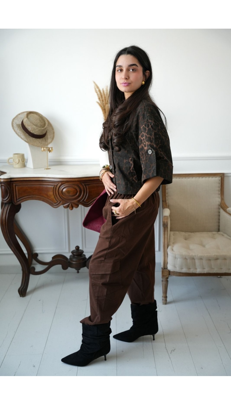 PANTALON FEMME POCHE CHOCO H26 Noho - 1 | Bem-vindo
