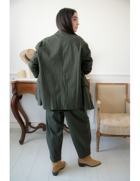 VESTES FEMME RAYE VERT H26 Johanna - 3 | MULHERES