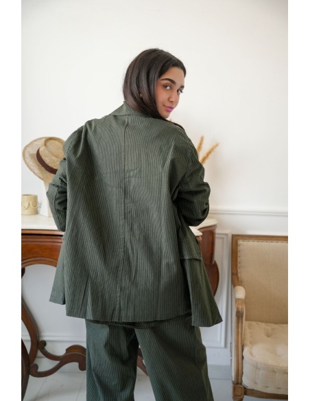 VESTES FEMME RAYE VERT H26 Johanna - 5 | MULHERES