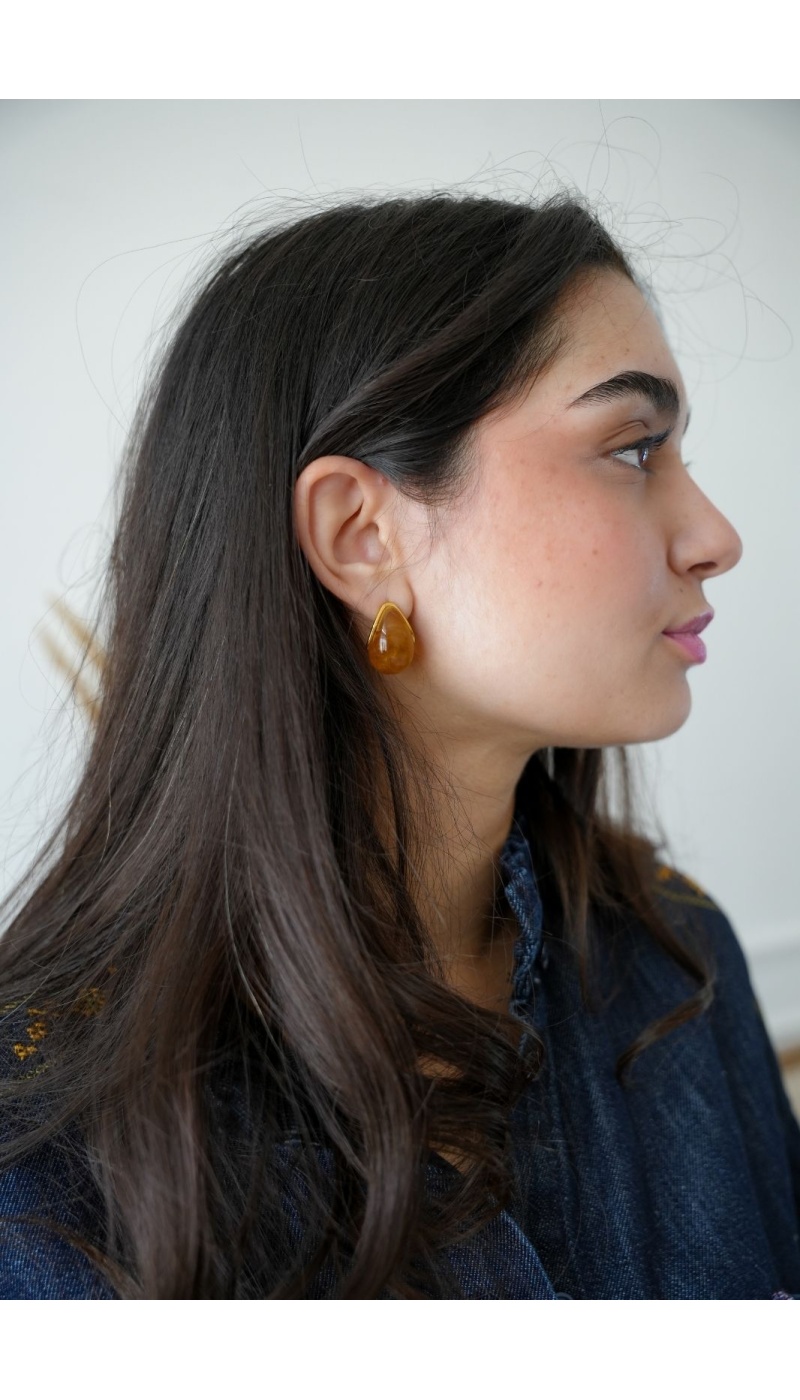BOUCLES D'OREILLES TAUPE H26 Noho - 1 | Bem-vindo