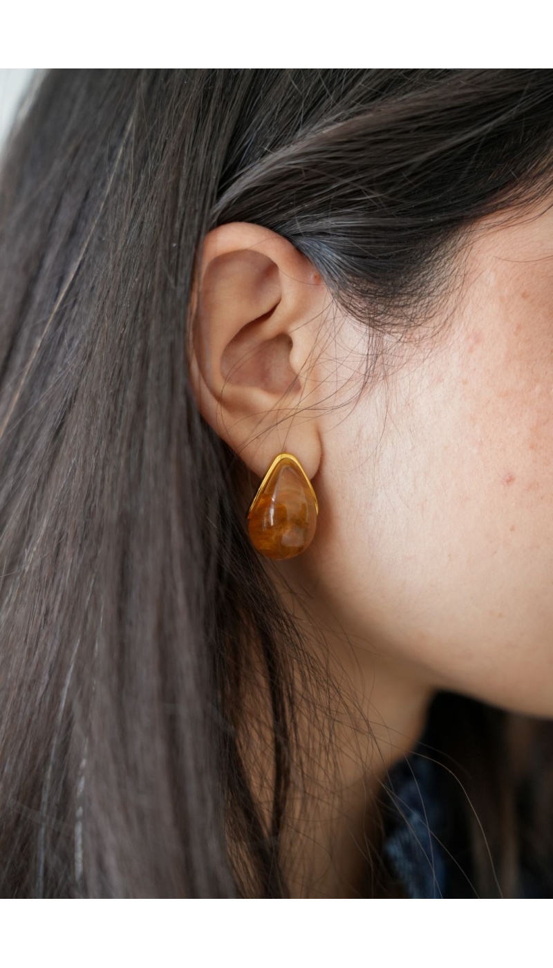 BOUCLES D'OREILLES TAUPE H26 Noho - 2 | Bem-vindo