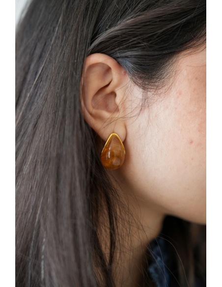 BOUCLES D'OREILLES TAUPE H26 Noho - 2 | Bem-vindo