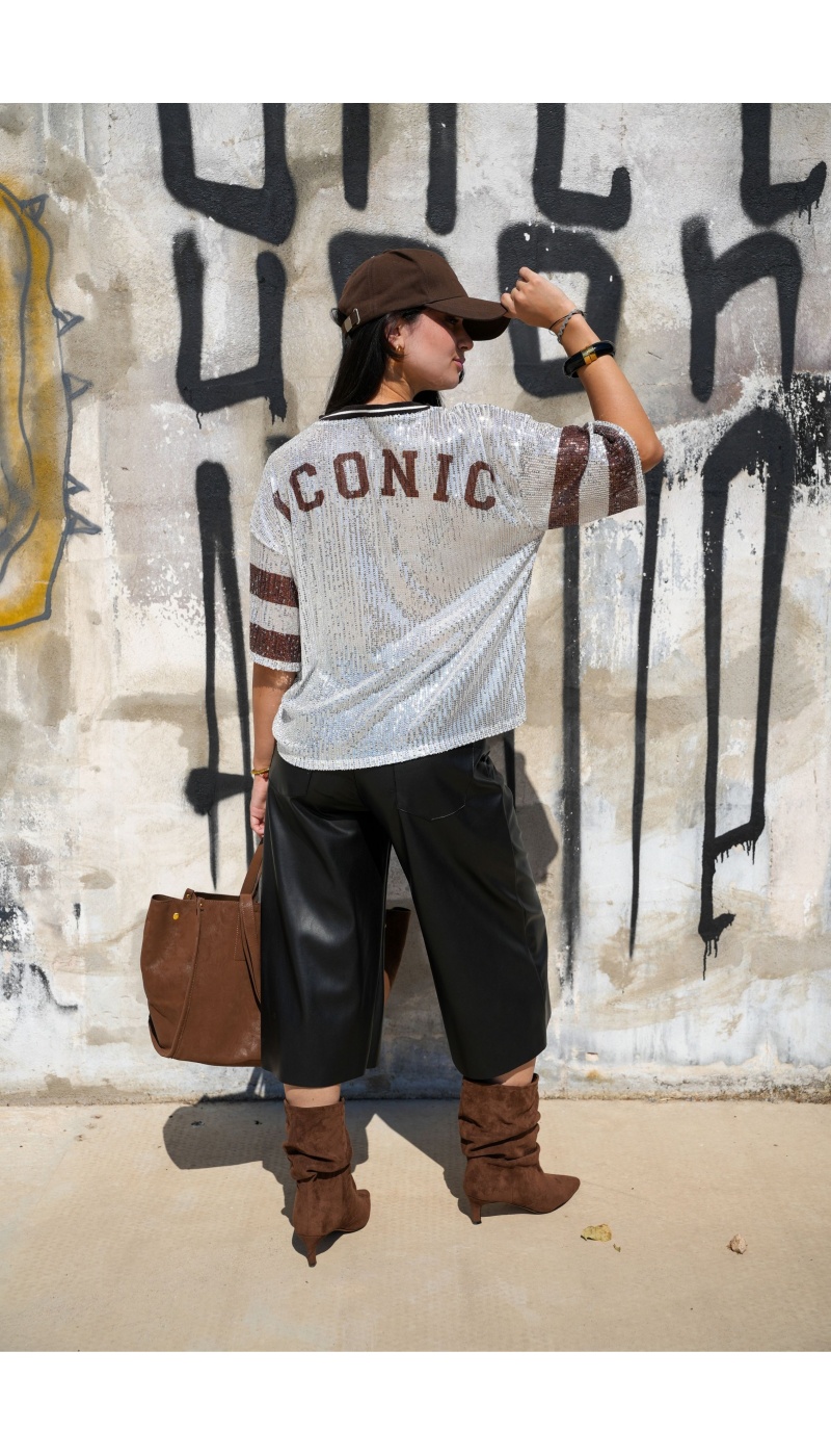 Pantalon Crop Simili Noir Banditas FREDIANO BANDITAS - 3 | Welcome