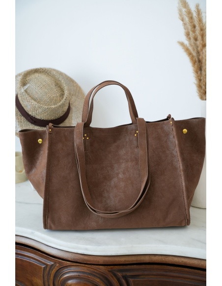 Sac Cabas Camel CERVIONE Noho - 1 | Accueil