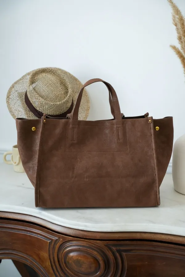Sac Cabas Camel CERVIONE Noho - 1 | Accueil 2
